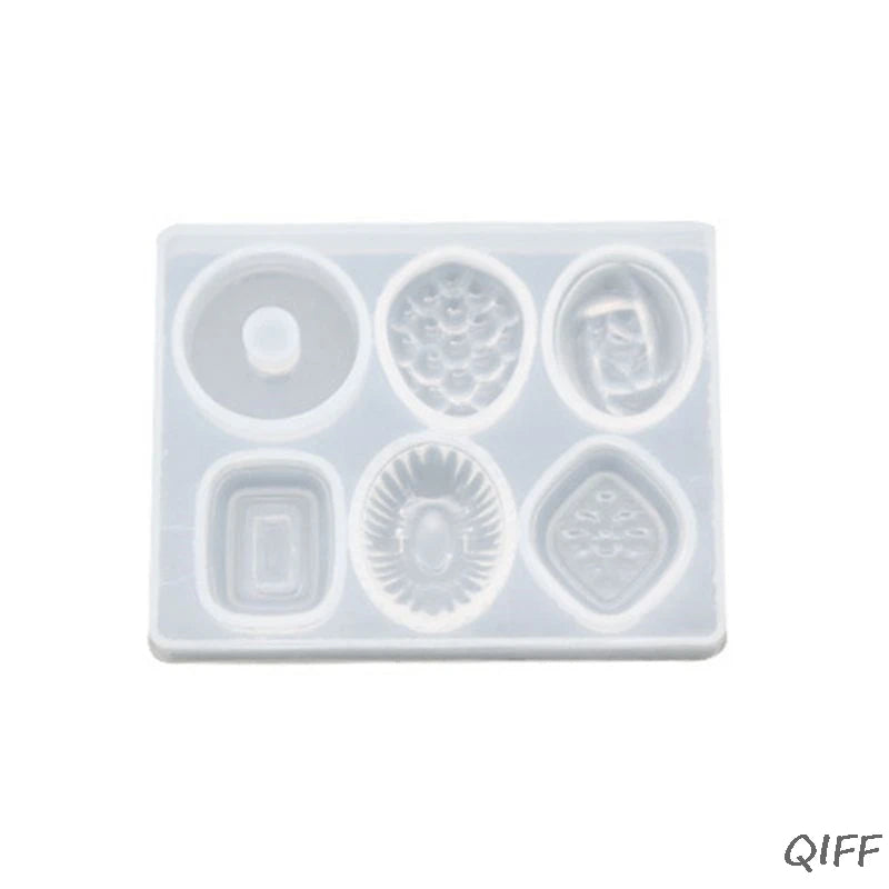 Crystal Epoxy Mold Earrings Candy Mould High Mirror UV Resin Silicone Molds