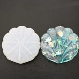 DIY Crystal Epoxy Mold Shell Shape Table Top Storage Box Desktop Decoration Set
