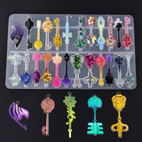 DIY Crafts Moulds Clay Mold Hand-Making Accessories Key Shaped Keychain Decor