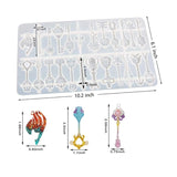 DIY Crafts Moulds Clay Mold Hand-Making Accessories Key Shaped Keychain Decor
