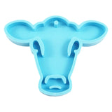 DIY Crafts Pendant Silicone Mould Glossy Animal Head KEY Chain