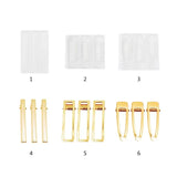 Resin Silicone Epoxy Mold Hair Clip Geometric Barrette Mould
