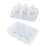DIY Crafts Rings Cone Display Stand Epoxy Resin Mold Storage
