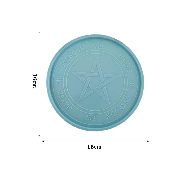 DIY Epoxy Resin Mold Jewelry Tools Coaster Cup Tray