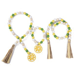 DIY Lemon Pendant Beads String Party Home Decoration Boho