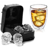 DIY Silicone Skull Ice Cube Mold - 4-link Creative Design