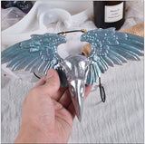 Crow Skull Bone Wing Silicone Epoxy Resin Mold Jewelry Tools
