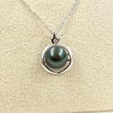 925 Sterling Silver Pendant Base Settings for Pearls and Crystals