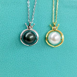 925 Sterling Silver Pendant Base Settings for Pearls and Crystals
