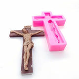 Crucifix Wall Hanging Cross Epoxy Resin Mold