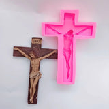 Crucifix Wall Hanging Cross Epoxy Resin Mold