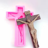 Crucifix Silicone Mold Wall Hanging Cross-Pendant Epoxy Resin Mold