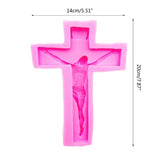 Crucifix Silicone Mold Wall Hanging Cross-Pendant Epoxy Resin Mold