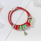 Crystal Christmas Tree Beads With Pendants for Women