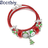 Crystal Christmas Tree Beads With Pendants for Women