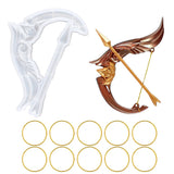 Crystal Drop Glue Silicone Mold European Pattern Bow And Arrow Resin Mold