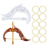 Crystal Drop Glue Silicone Mold European Pattern Bow And Arrow Resin Mold