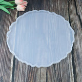 DIY Crystal Drop Glue Silicone Mold Large Round Cup Pad Mould