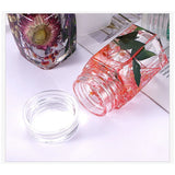 Silicone Mold Crystal Drop Bottle Storage Tank with Lid Resin Mold