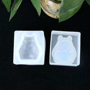 DIY Crystal Epoxy 3D Stereo Totoro Silicone Mold Toy Gift Decoration