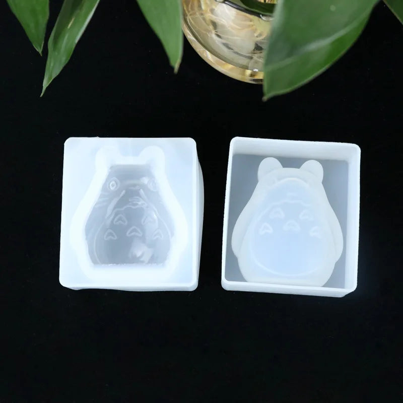 DIY Crystal Epoxy 3D Stereo Totoro Silicone Mold Toy Gift Decoration