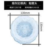 Skull Ashtray Mold High Mirror Silicone Resin Mold