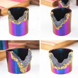 Crystal Epoxy Candle Holder Resin Mold for Aromatherapy Candle Tray