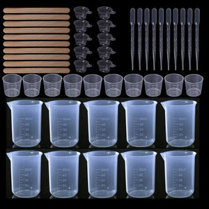Crystal Epoxy Mixing Stirrer Dropper Measuring Cup DIY Crafts