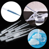 Crystal Epoxy Mixing Stirrer Dropper Measuring Cup DIY Crafts