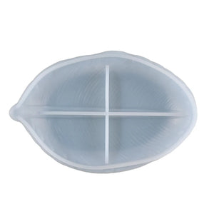 DIY Crystal Epoxy Leaf Storage Tray Resin Mould Crafts Jewelry Casting Tools