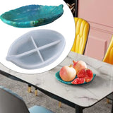 DIY Crystal Epoxy Leaf Storage Tray Resin Mould Crafts Jewelry Casting Tools