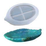 DIY Crystal Epoxy Leaf Storage Tray Resin Mould Crafts Jewelry Casting Tools