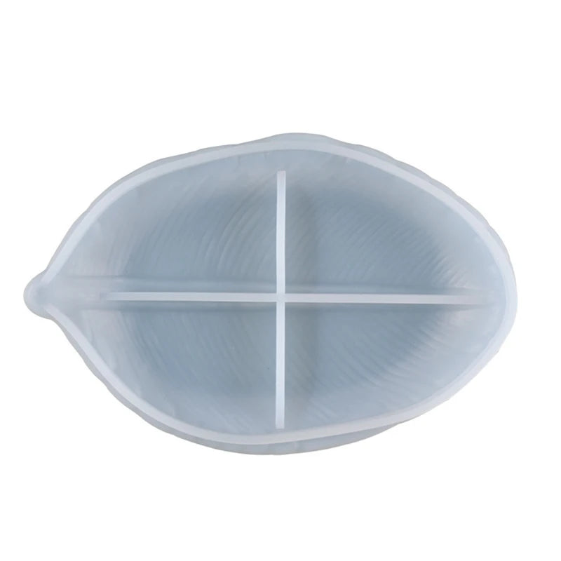 DIY Crystal Epoxy Leaf Storage Tray Resin Mould Crafts Jewelry Casting Tools