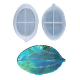 DIY Crystal Epoxy Leaf Storage Tray Resin Mould Crafts Jewelry Casting Tools