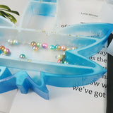 DIY Crystal Epoxy Mold Big Maple Leaf Storage Box Decoration