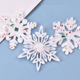 Christmas Snowflakes Hanging Pendant Silicone Mold