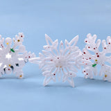 Christmas Snowflakes Hanging Pendant Silicone Mold