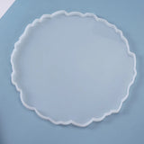 Crystal Epoxy Mold Compote Swing Table Round Lace Coaster Silicone Mold