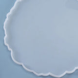 Crystal Epoxy Mold Compote Swing Table Round Lace Coaster Silicone Mold