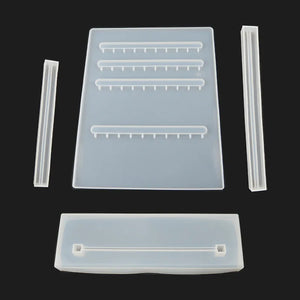 Crystal Epoxy Mold Earrings Shelf Silicone Display Stand Jewelry Rack