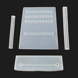 Crystal Epoxy Mold Earrings Shelf Silicone Display Stand Jewelry Rack