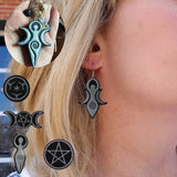 DIY Crystal Epoxy Mold Goddess Totem Pendant Mould Silicone Molds Craft Pendants
