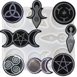 Goddess Totem Pendant Silicone Mold for Resin Casting