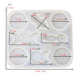 DIY Crystal Epoxy Mold Goddess Totem Pendant Mould Silicone Molds Craft Pendants