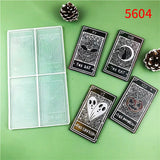 DIY Crystal Epoxy Mold Halloween Tarot Silicone Mold