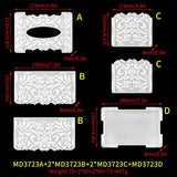 DIY Crystal Epoxy Mold Restaurant Hollow Pattern Storage Napkin Car Tissue