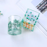 Crystal Epoxy Mold Square Cylindrical High Mirror Pen Small Flower Pot Molds
