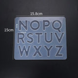 Crystal Epoxy Mold Letter Decoration Pinyin Silicone Mold