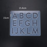 Crystal Epoxy Mold Letter Decoration Pinyin Silicone Mold