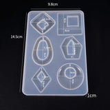 Crystal Epoxy Pendant Earring Silicone Decoration Mold